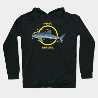 Reefhorse Whale Shark With Pilot Fish Hoodie